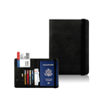 thumbnail image 1 of Cartera para pasaporte con protección RFID - Multifuncional en piel PU, incluye ranuras para tarjetas y SIM, diseño elegante en negro, 1 of 1
