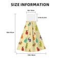 thumbnail image 3 of Sikiie Colorful Rabbit Hand Towel with Loop Hanging Towel Absorbent Tie Towels for Kitchen Tea Bar Bathroom Decor, 3 of 7