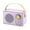 Purple, variant on Gecau Wireless Retro Bluetooth Speaker Outdoor Plug-in U Safe&Non-Toxic eaker Computer Audio Green 7.2x5.2 Inch Home Tools