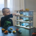 thumbnail image 2 of Diorama Saichotoy Hot Wheels para estacionamiento de coches de juguete con luces, 2 of 9