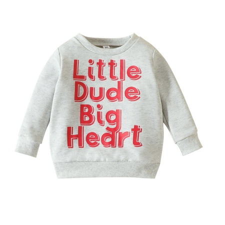 

Fsqjgq Fleece Zippe Cat Hoodie Valentine s Day Child Toddler Baby Boys Girls Letter Long Sleeve Sweatshirt Pullover Tops Outfit Lifeguard Hoodie Boys Polyester Grey 120