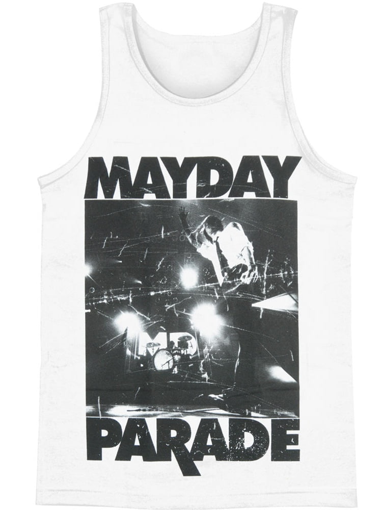 Mayday Parade Mayday Parade Men S Upstage Mens Tank White Walmart Com