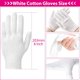 thumbnail image 4 of 20 Pairs Cotton Gloves for Dry Hands, White Cotton Gloves for Eczema, Moisturizing & Jewelry Inspection, Medium Size, 4 of 5