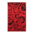 thumbnail image 3 of EORC MAT01RD5X8 Tapis de Transition 5 x 8 Pi. Tufté à la Main , Rouge, 3 of 7