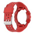 thumbnail image 3 of For Samsung Galaxy Watch4 Classic 46mm Smart Watch Strap Soft Wrist Band Integrated with Watch Case, 3 of 4