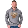 thumbnail image 4 of Funny Joke Stud Muffin Food Pun Hoodie Hooded Sweatshirt Men Brisco Brands S, 4 of 6