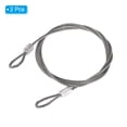 thumbnail image 3 of Unique Bargains Stainless Steel Cable, 2 Pack PVC Coated 3/32' Wire Rope for Deck Railing 3.3ft, 3 of 4