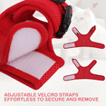 thumbnail image 6 of MoNiBloom Cat Harness for Walking, Escape Proof Soft Adjustable Kitten Vest Harnesses for Pet Cats, Easy Control Mesh Breathable, Red M, 6 of 8