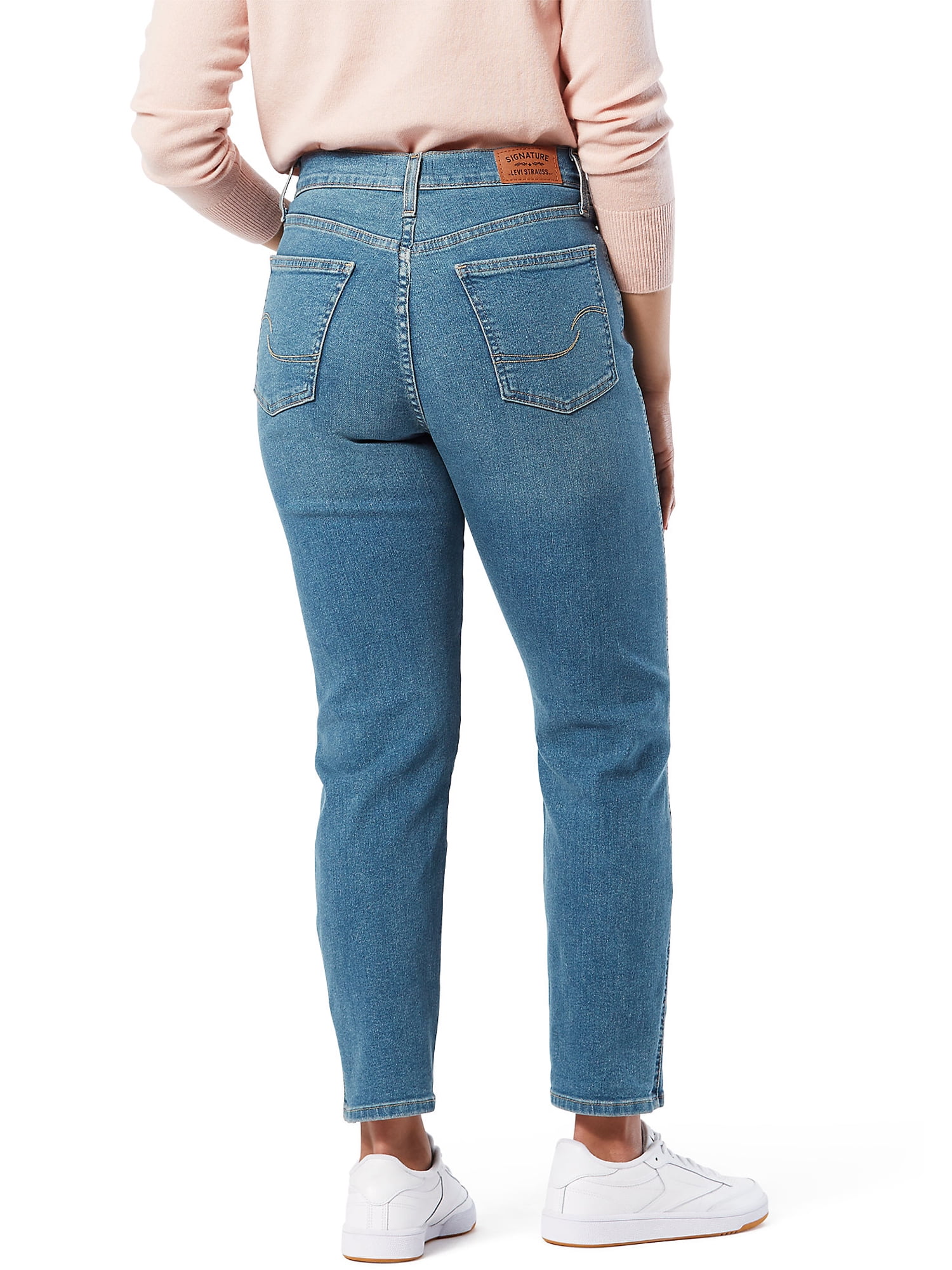 Signature by Levi Strauss & Co. Women's Heritage High Rise Straight Jeans