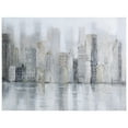 thumbnail image 3 of Empire Art Direct Foggy City Textured Metallic Hand Painted Wall Art by Martin Edwards, 3 of 6