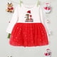 thumbnail image 4 of Mi primer vestido rojo navideño para niñas pequeñas, con estampado de ciervos, vestidos de tutú para niñas pequeñas, atuendo de princesa para bebés, regalos de fiesta, 4 of 5