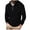 Black, variant on cfhntfmh Mens Henley Pullover Long Sleeve Lightweight Hoodie Sweatshirt with Pocket Casual Athletic Outfits