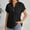 Black, variant on Linen Tops for Women Linen Tops Short Sleeve Linen Tops Short Sleeve Tops Beach Vacation Outfits Button Up T-shirts Linen Shirt Women Flowy Tops Womens Summer Tops Summer Clothes Purple L