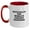 White/Red, variant on Funny Quotes for Engineers, Unique Gifts from Friends, Christmas Unique Gifts, Two Tone Coffee Mug for Engineer - Officially The World's Coolest Engineer