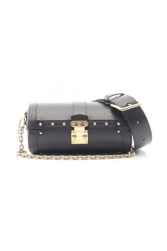 Pre-Owned Louis Vuitton Papillon Trunk Shoulder Bag/Handbag in Epi Leather, Black, Women's,...