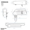 thumbnail image 4 of Rhinowalk Bolsa para el Tubo Delantero la Bicicleta Bolsa Impermeable con Hebilla Magnética para el Cuadro Superior Bicicleta Montaña o Carretera Alforja para Ciclismo Paquete B, 4 of 5