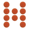 thumbnail image 3 of Abbracc 10Pcs Fabric Covered Button Shank Button Sewing Scrapbooking Orange, 3 of 6