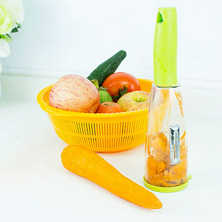 Multifunctional Vegetable And Fruit Peeler With Storage Box
