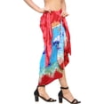 thumbnail image 3 of HAPPY BAY Women's Beachwear Summer Bikini Wraps Beach Wrap Swimwear Coverups Sarong Swim Cover up Skirt Swimsuit Pareo for Women One Size Red, Beach, 3 of 4