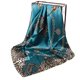 thumbnail image 5 of Bufanda de seda para mujer, imitación de seda, cuadrada, con estampado europeo y americano, cadena de leopardo, chal de satén, 5 of 5