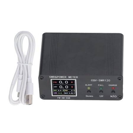 

Digital SWR Meter Short Wave Power Meter 120W Power & SWR Meter Standing Wave Meter Frequency Tester Power Swr Meter for FM AM SSB Radio