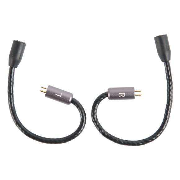 Câble MMCX à 2 broches 0,78 mm, Sound sans perte Bouchage de sons débranchage Résistant à un petit adaptateur de câble d'adaptateur et lecture pour ZS5 pour AS06 pour V20