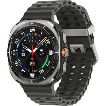 SAMSUNG Galaxy Watch Ultra 47mm LTE AI Smartwatch w/Energy Score, Wellness Tips, Heart Rate Tracking, Sleep Monitor, Fitness Tracker, GPS, 2024,Titanium Silver