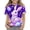 Purple, variant on YOUYEDIAN 2026 Easter Girls T Shirts Funny Bunny Graphic Short Sleeve Tee Tops Festival Cute Cotton T-Shirt Outfits (Black, 6-7 Years)
