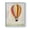 Blue, variant on Lucky Hot Air Balloon Framed Print in Black Solid Wood Framed Print No Nail Hanging