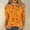 Multicolor, variant on VOONCAS Womens Tops Casual Long Sleeve Print Fall Winter Crew Neck Multicolor Going Out Tops for Women Size 4XL