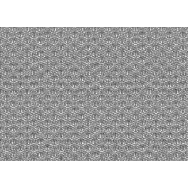 Ahgly Company Machine Washable Indoor Rectangle Transitional Platinum Gray Area Rugs, 7' x 9'