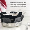 thumbnail image 4 of All-Clad Cookware Protectors, 3-Pack, Black/Gray, 4 of 5