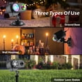thumbnail image 6 of GALAPROX Christmas Halloween Projector Lights Outdoor, 2025 New 9 Holiday Themes 10 Patterns Snowflake Decorations Lamp, 6 of 9