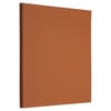 JAM Matte Paper, 8.5 x 11, 28lb Dark Orange, 50/Pack