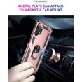 thumbnail image 4 of for Galaxy A32 5G Case,Samsung A32 5G Case, with HD Screen Protector,[Military Grade] Ring Car Mount Kickstand Hybrid Hard PC Soft TPU Shockproof Protective Case for A32 5G (Rose Gold), 4 of 14