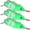 Style 5, variant on UsilkU Elite Sequin Frog Soft Artificial Baits, Compact Weedless Simulation Snakehead Lure Assortment, 3-Count Outdoor Fishing Gear (7 inches / 17.8 cm)