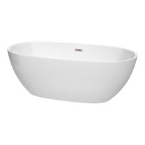 Wyndham Collection 67'' Freestanding Bathtub Soaking Juno