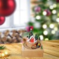 thumbnail image 6 of Christmas Train Musical Box Playing Melody ''merry Christmas'' for Girls Family Wooden Color, 6 of 8