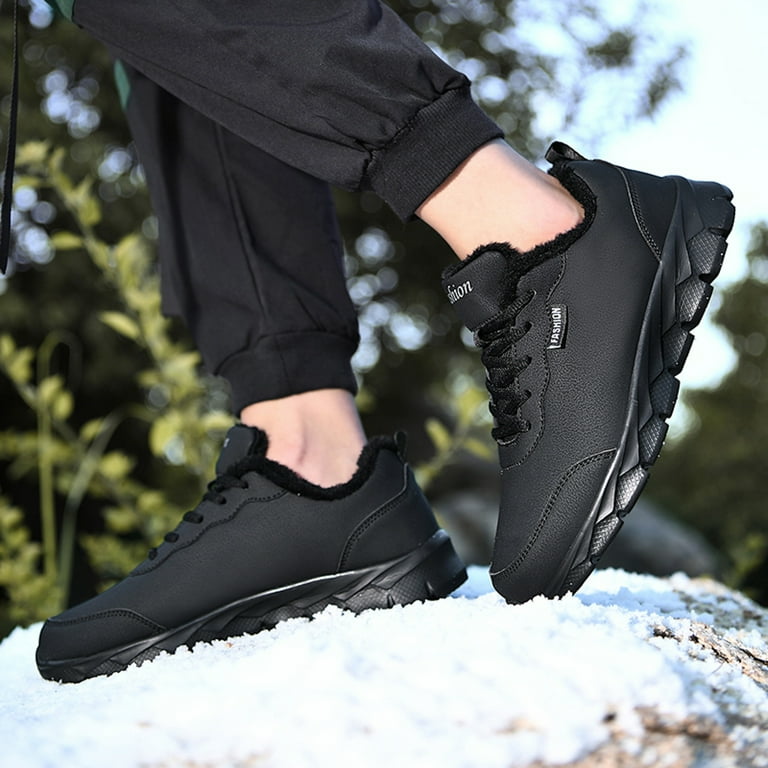 WILLBEST Mens Shoes Size 14 Extra Wide 4E Men Casual Shoes Sport Fashionable New Pattern Simple Solid Color Warm And Comfortable Shoes In Autumn