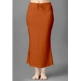 thumbnail image 6 of Trendmalls Lycra Spendex Saree Shapewear Petticoat for Women-P01-Dark Orange, 6 of 6