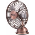 thumbnail image 2 of HOLMES Heritage 4-Inch Mini USB Desk Fan, cobre cepillado, 2 of 2
