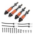thumbnail image 1 of RC Shocks, Aluminum Stable Dual Color Rust Proof RC Replacement  With Body Thread For LOSI Mojave 1/7 Model Vehicle Orange + Black,Blue + Black, + Black, 1 of 8
