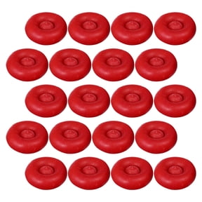 20 Pcs Bath Sealant Glass Glue Tip Sealing Cap Stretchy Caulk Caps 1.3x1.3cm Red