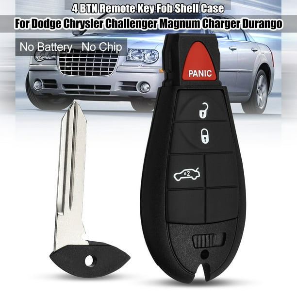 4BTN Buttons Entry Remote Keyless Key Case Shell w/ Blade