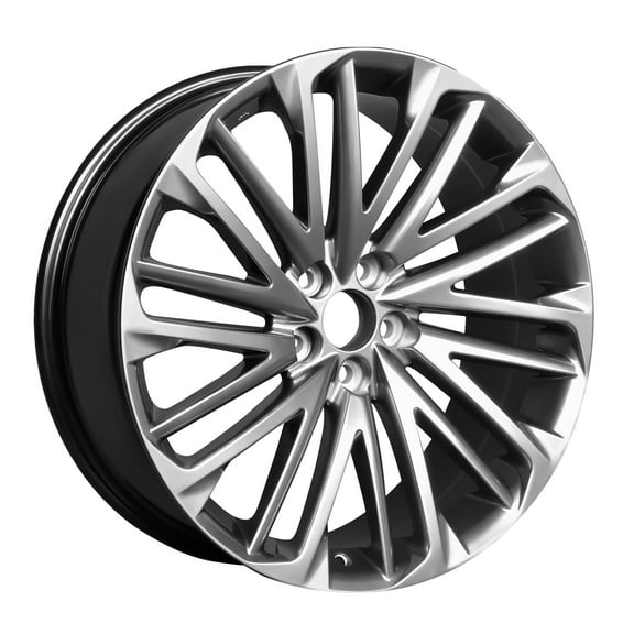 Thewheeldepot Forged Aluminum Rim 19x8 Hyper Black 2pcs.