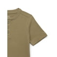 thumbnail image 3 of Wonder Nation Boys Short Sleeve Henley T-Shirt, Sizes 4-18, 3 of 3