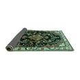 thumbnail image 2 of Ahgly Company Indoor Rectangle Persian Turquoise Blue Traditional Area Rugs, 8' x 12', 2 of 4