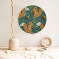 thumbnail image 5 of Zufioo Knitted Woodland Squirrel Print Bone China Decorative Plate, Ceramic Dinner Plate with Stand Ceramic Decoration Homewares-6in, 5 of 6