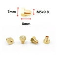 thumbnail image 2 of Carburetor Main Jet 5mmx0.8 Thread Hexagon Brass Injector Nozzle for YAMAHA S7 TK JOG ZY Teikei 100 Size 80-128, 2 of 2