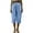 Light Blue, variant on KIHOUT Women Summer High Waisted Wide Leg Capri Pants Solid Color Drawstring Elastic Waist Casual Cropped Trousers with Pockets Loose Fit Beach Pants